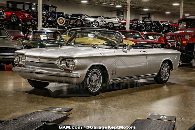 Chevrolet-Corvair-1963-Silver-Black-23