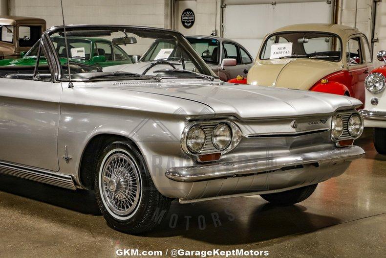 Chevrolet-Corvair-1963-Silver-Black-32