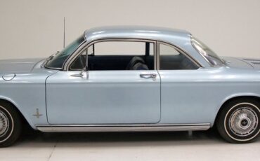 Chevrolet-Corvair-1963-Silver-Blue-Blue