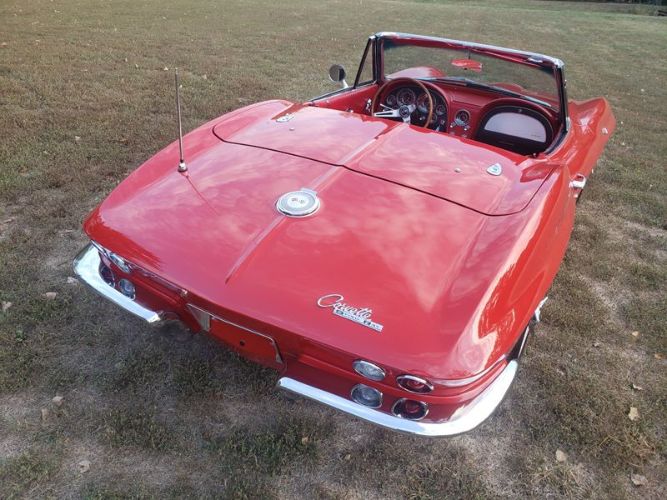 Chevrolet-Corvette-1964-Red-Red-13
