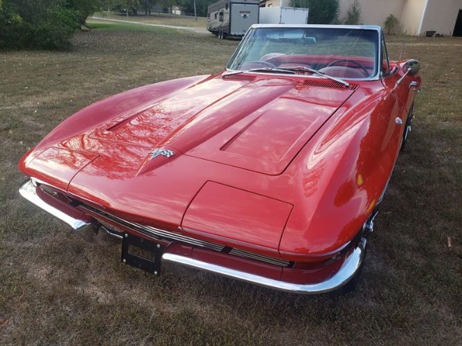 Chevrolet-Corvette-1964-Red-Red-26