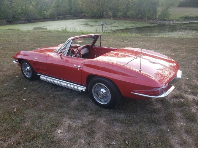 Chevrolet-Corvette-1964-Red-Red-30
