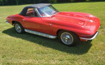 Chevrolet-Corvette-1964-Red-Red-35