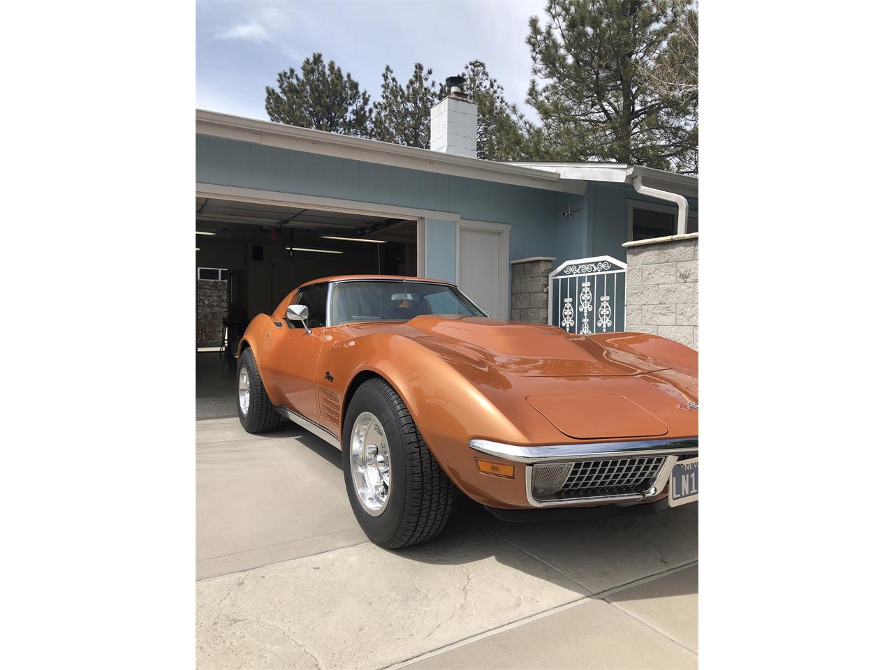Chevrolet-Corvette-1971-Custom-burnt-orsnge-Brown-1