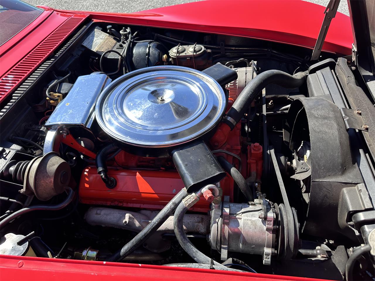 Chevrolet-Corvette-1972-Red-Red-7