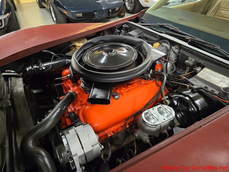 Chevrolet-Corvette-1973-Burgundy-Saddle-29