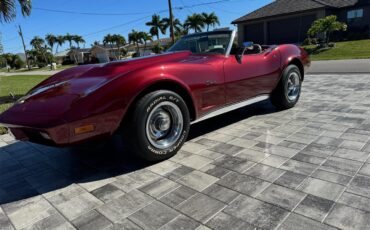 Chevrolet-Corvette-1974-Dark-Red-Tan-10