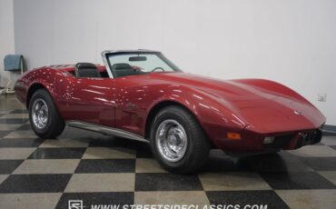 Chevrolet-Corvette-1975-Dark-Red-Metallic-Black-23
