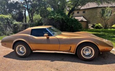 Chevrolet-Corvette-1975-Gold-Tan