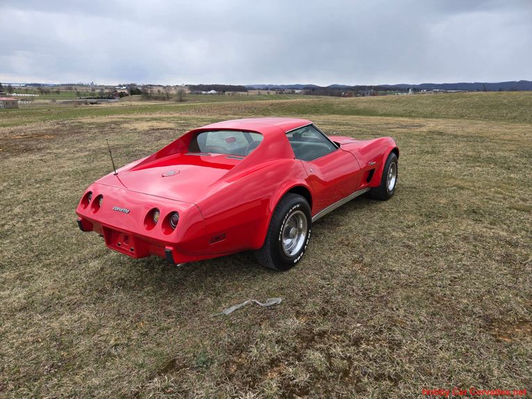Chevrolet-Corvette-1975-red-tan-1