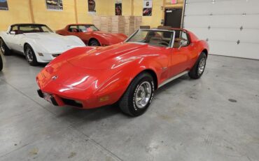 Chevrolet-Corvette-1975-red-tan-24