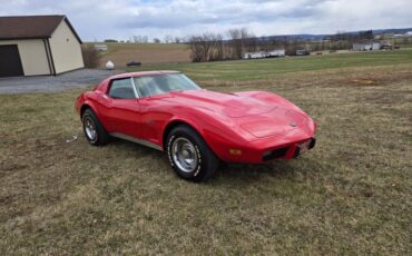 Chevrolet-Corvette-1975-red-tan-40