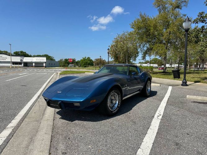 Chevrolet-Corvette-1976-Blue