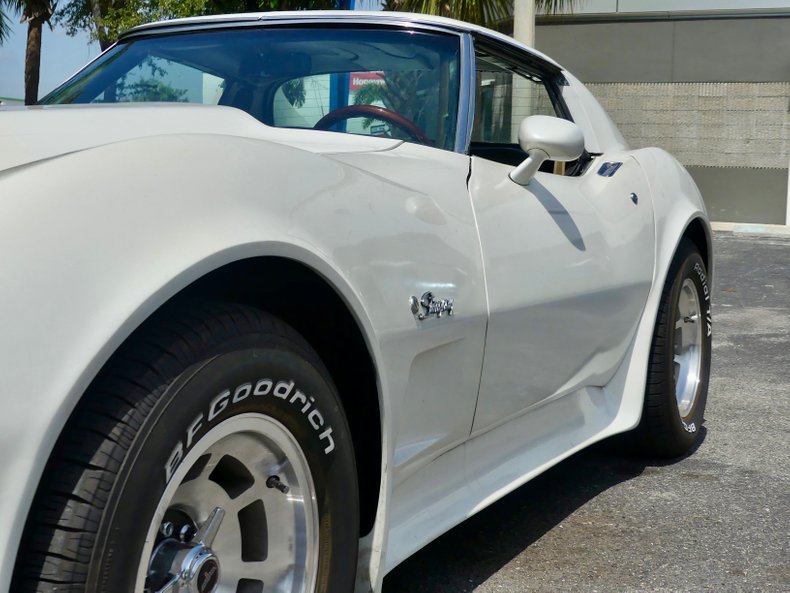 Chevrolet-Corvette-1976-Classic-White-Saddle-Brown-42