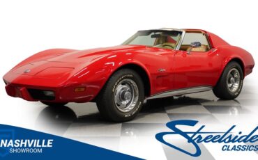 Chevrolet-Corvette-1976-Corvette-Red-Buckskin-Tan