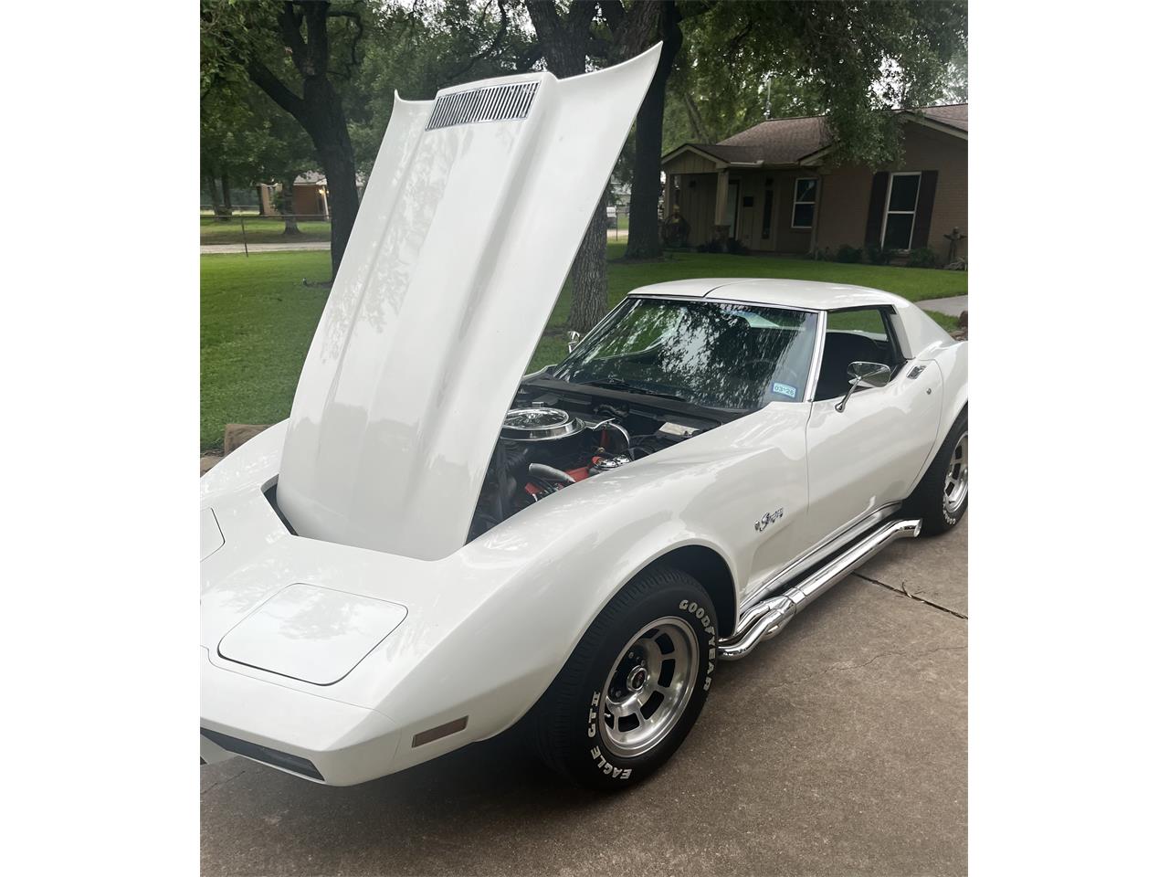 Chevrolet-Corvette-1976-White-Brown-32
