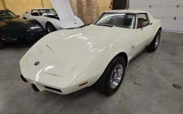 Chevrolet-Corvette-1976-White-Tan-1