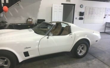 Chevrolet-Corvette-1976-White-Tan-2