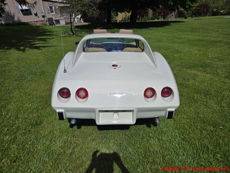 Chevrolet-Corvette-1976-White-Tan-8