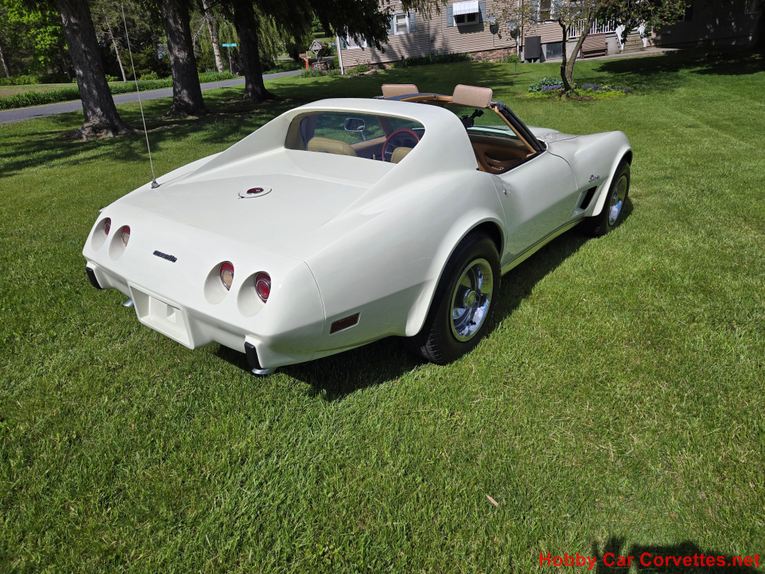 Chevrolet-Corvette-1976-White-Tan-9