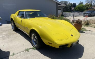 Chevrolet-Corvette-1976-Yellow-Black-1