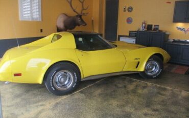 Chevrolet-Corvette-1976-Yellow-Black-2