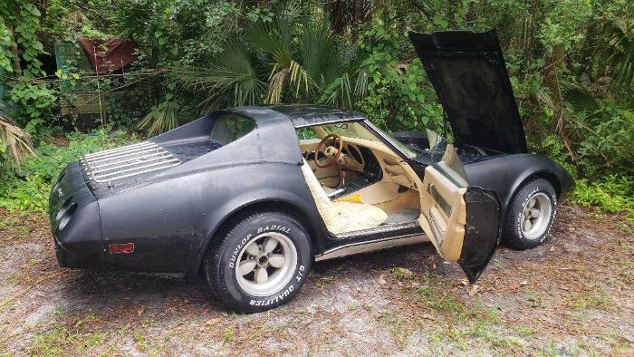 Chevrolet-Corvette-1977-Black-Tan-10