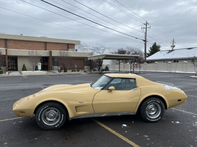 Chevrolet-Corvette-1977-Cream-Brown-leather-16
