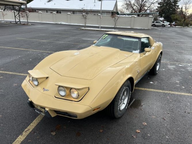 Chevrolet-Corvette-1977-Cream-Brown-leather-20
