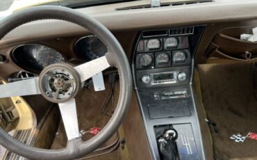 Chevrolet-Corvette-1977-Cream-Brown-leather-9