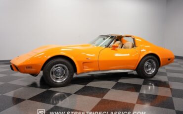 Chevrolet-Corvette-1977-Orange-Metallic-Buckskin-Tan-17