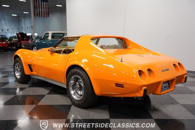 Chevrolet-Corvette-1977-Orange-Metallic-Buckskin-Tan-18