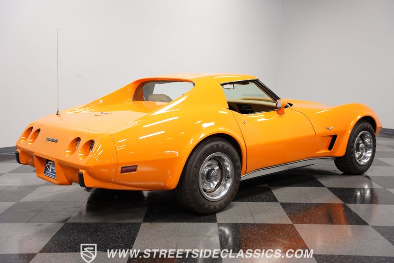 Chevrolet-Corvette-1977-Orange-Metallic-Buckskin-Tan-21