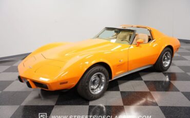Chevrolet-Corvette-1977-Orange-Metallic-Buckskin-Tan-29