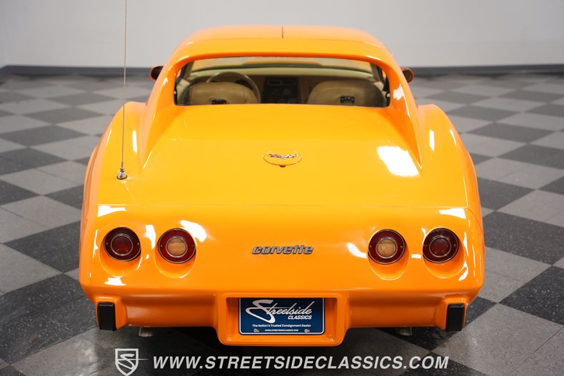 Chevrolet-Corvette-1977-Orange-Metallic-Buckskin-Tan-36