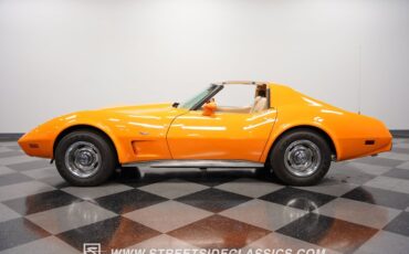 Chevrolet-Corvette-1977-Orange-Metallic-Buckskin-Tan-4