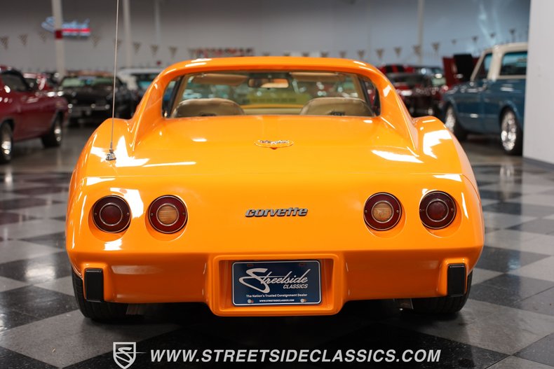 Chevrolet-Corvette-1977-Orange-Metallic-Buckskin-Tan-48