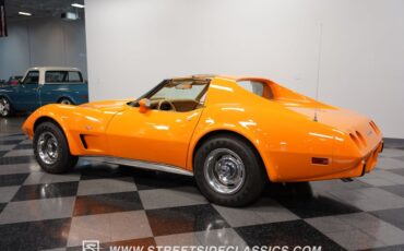Chevrolet-Corvette-1977-Orange-Metallic-Buckskin-Tan-5