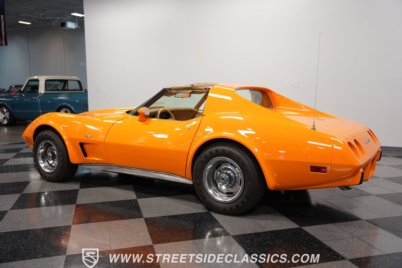Chevrolet-Corvette-1977-Orange-Metallic-Buckskin-Tan-5