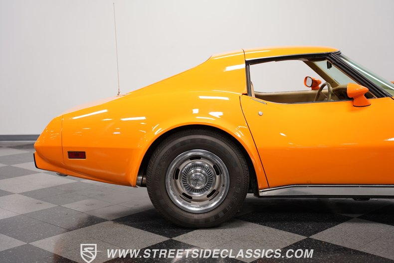 Chevrolet-Corvette-1977-Orange-Metallic-Buckskin-Tan-7