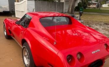 Chevrolet-Corvette-1977-Red-Red-1