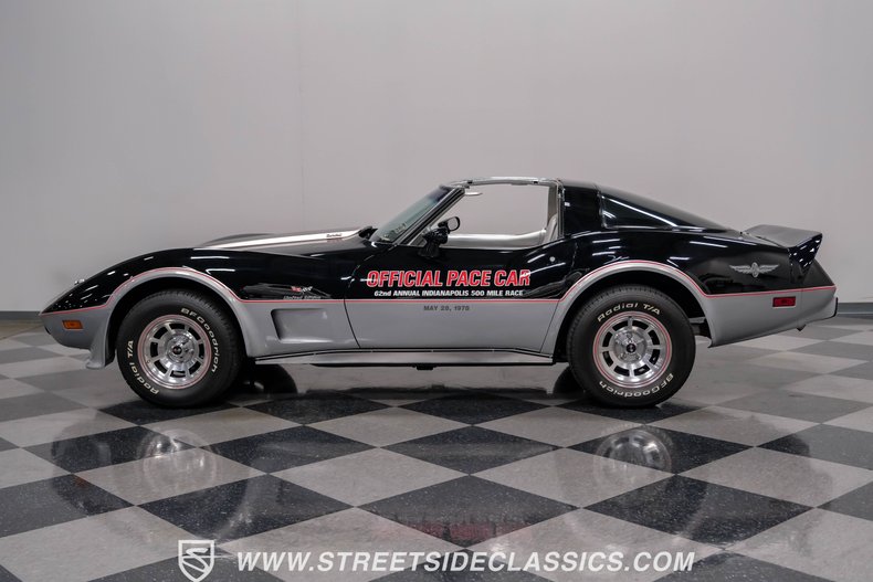 Chevrolet-Corvette-1978-Black-Silver-1