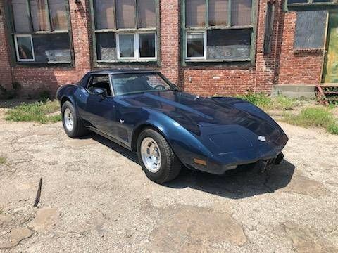 Chevrolet-Corvette-1978-Blue-1