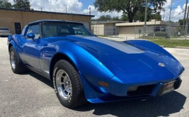 Chevrolet-Corvette-1978-BlueSilver-BlackSilver-Leather-1