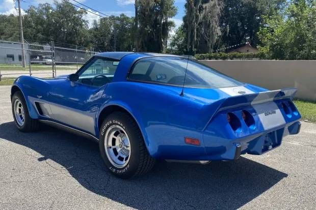 Chevrolet-Corvette-1978-BlueSilver-BlackSilver-Leather-7