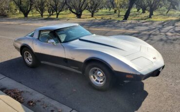 Chevrolet-Corvette-1978-Silver-1