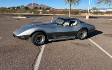Chevrolet-Corvette-1978-Silver