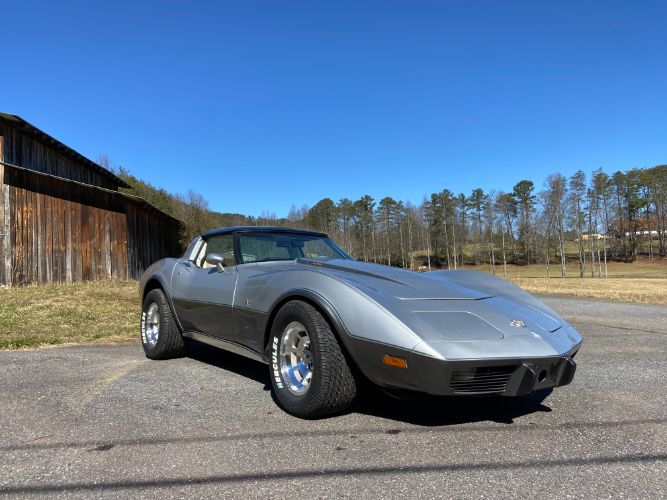 Chevrolet-Corvette-1978-Silver-8