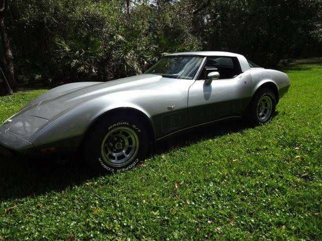 Chevrolet-Corvette-1978-Silver-Burgundy-29