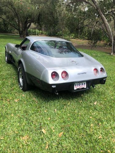 Chevrolet-Corvette-1978-Silver-Burgundy-7